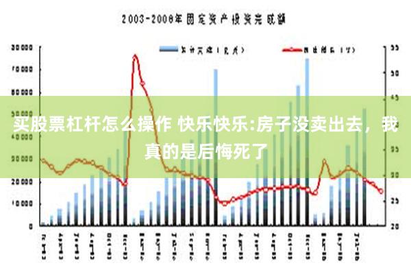 买股票杠杆怎么操作 快乐快乐:房子没卖出去，我真的是后悔死了