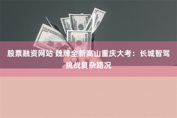 股票融资网站 魏牌全新高山重庆大考：长城智驾挑战复杂路况